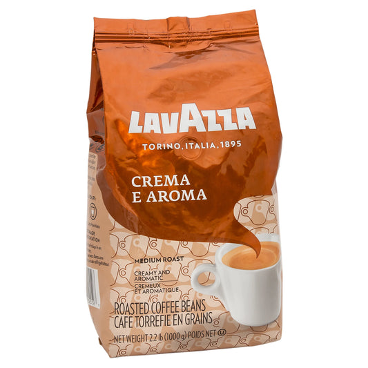 Lavazza Crema E Aroma Roasted Coffee Beans, 1 kg