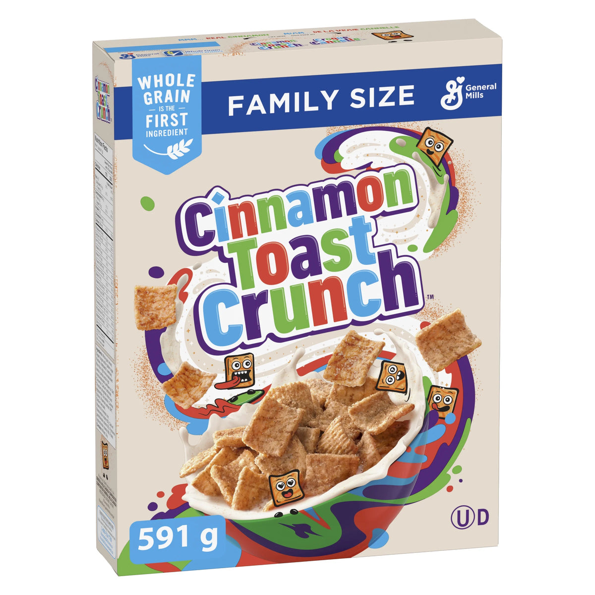 Cinnamon Toast Crunch Cereal, Family Size, 591 g