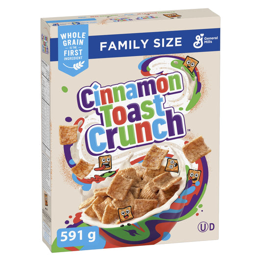 Cinnamon Toast Crunch Cereal, Family Size, 591 g
