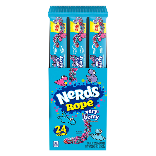 Nerds Very Berry Rope, 24 × 26 g