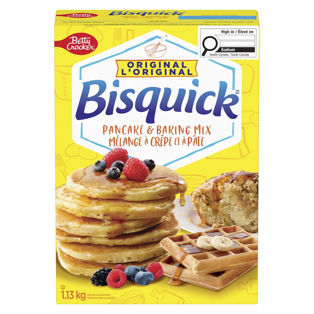 Betty Crocker Bisquick Original Pancake and Baking Mix, 1130 g