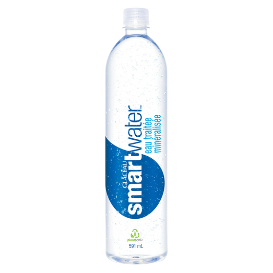 Glacéau Smartwater Vapour-Distilled Water, 24 × 591 mL