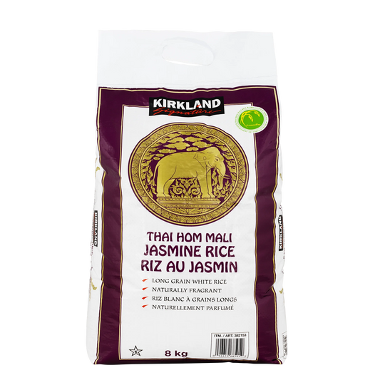 Kirkland Signature Thai Hom Mali Jasmine Rice, 8 kg