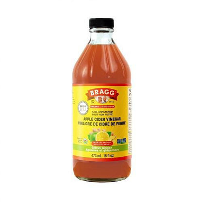 Bragg Organic Apple Cider Vinegar Citrus Ginger, 473 mL