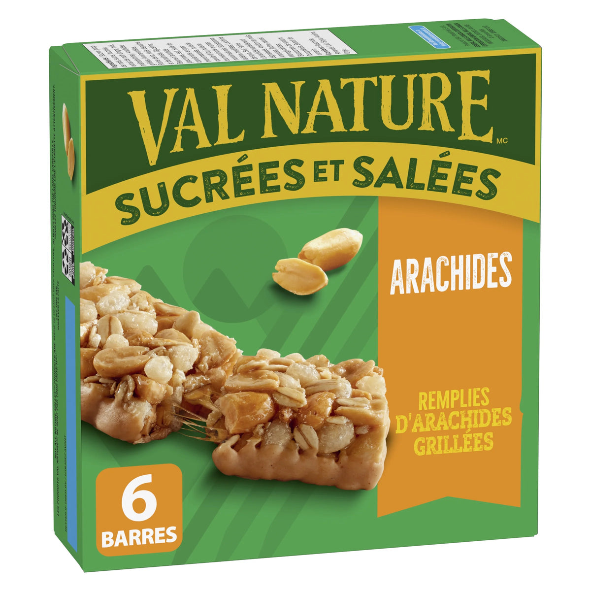 Nature Valley Sweet & Salty Nut Peanut Granola Bars, 6 Bars, 210 g