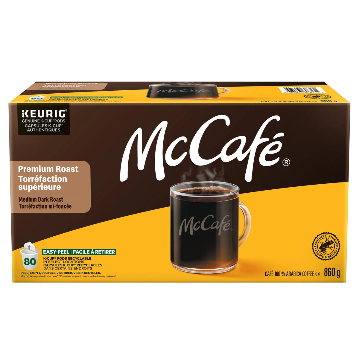 McCafé Premium Roast Medium Coffee K-Cup Pods, 80 count