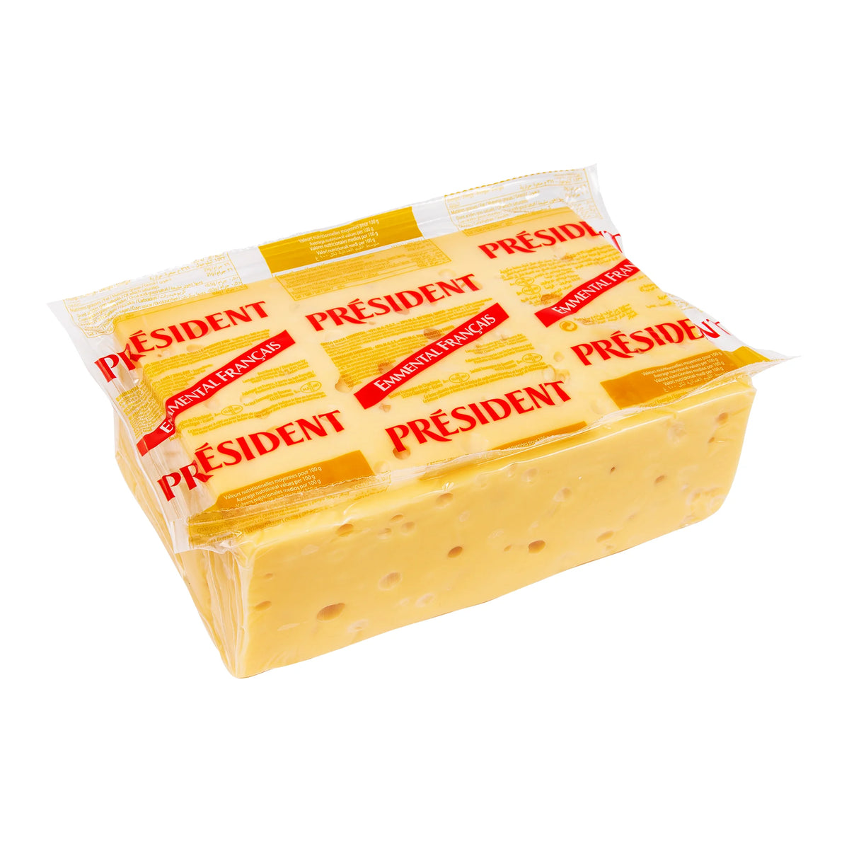 Président Emmental Swiss Cheese, 3 kg average weight