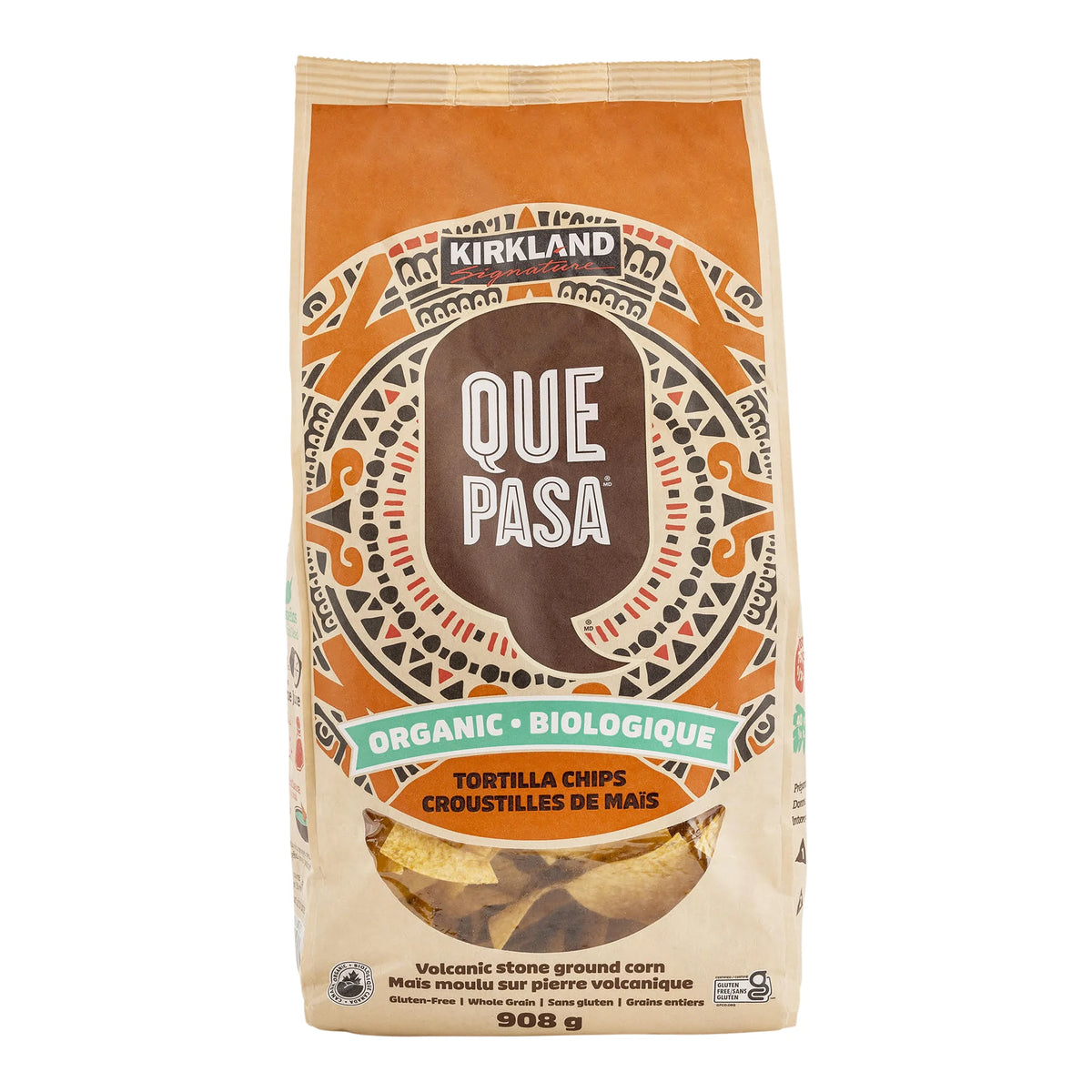 Kirkland Signature Que Pasa Tortilla Chips, Lightly Salted, 908 g