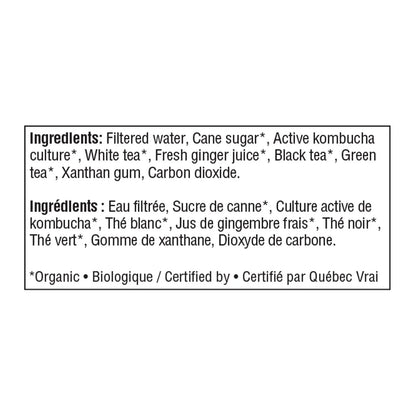 RISE Kombucha Fresh Ginger, 414 mL