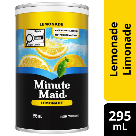 Minute Maid Lemonade Frozen Concentrate Can, 295 mL