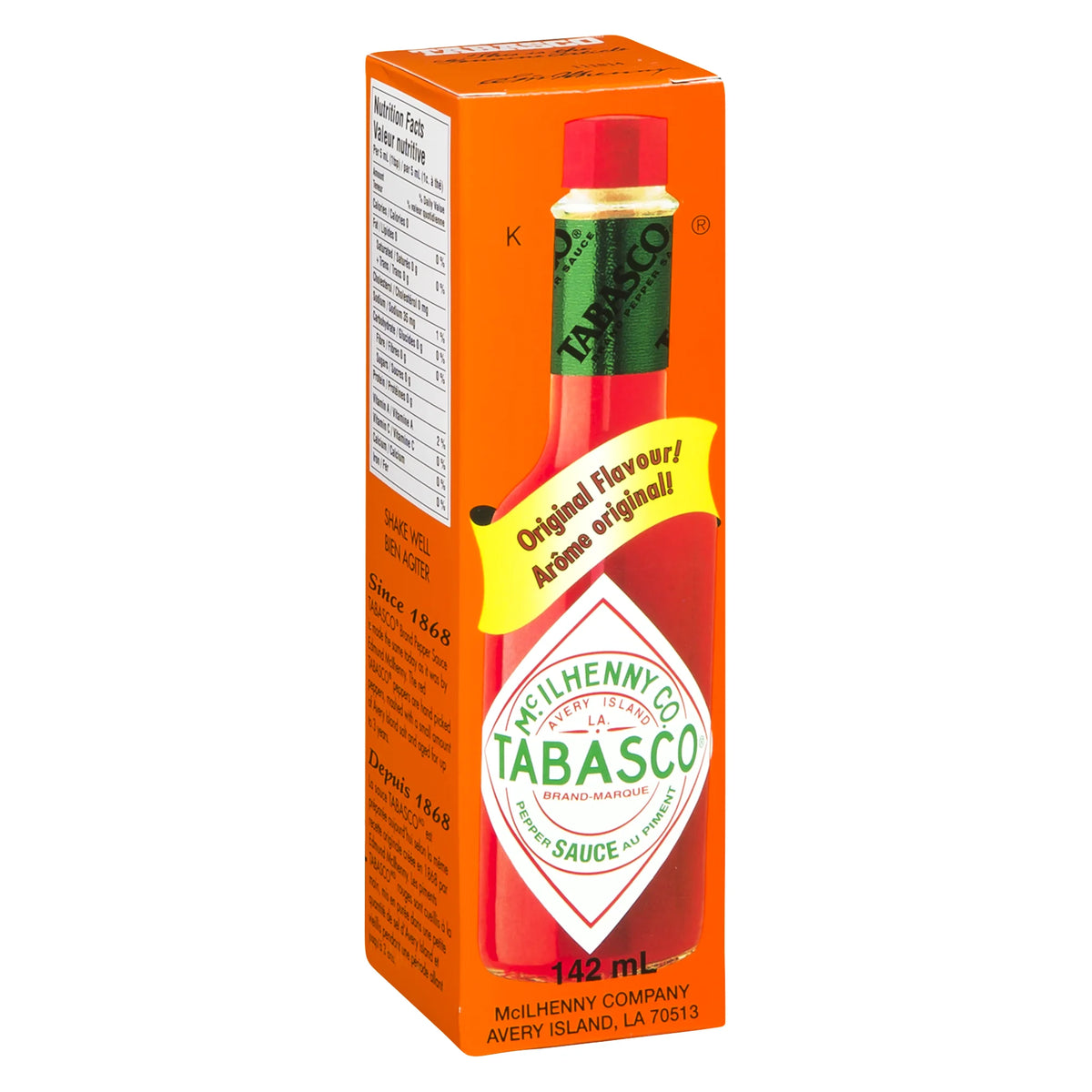 Tabasco Original Red Pepper Sauce, 12 × 142 mL
