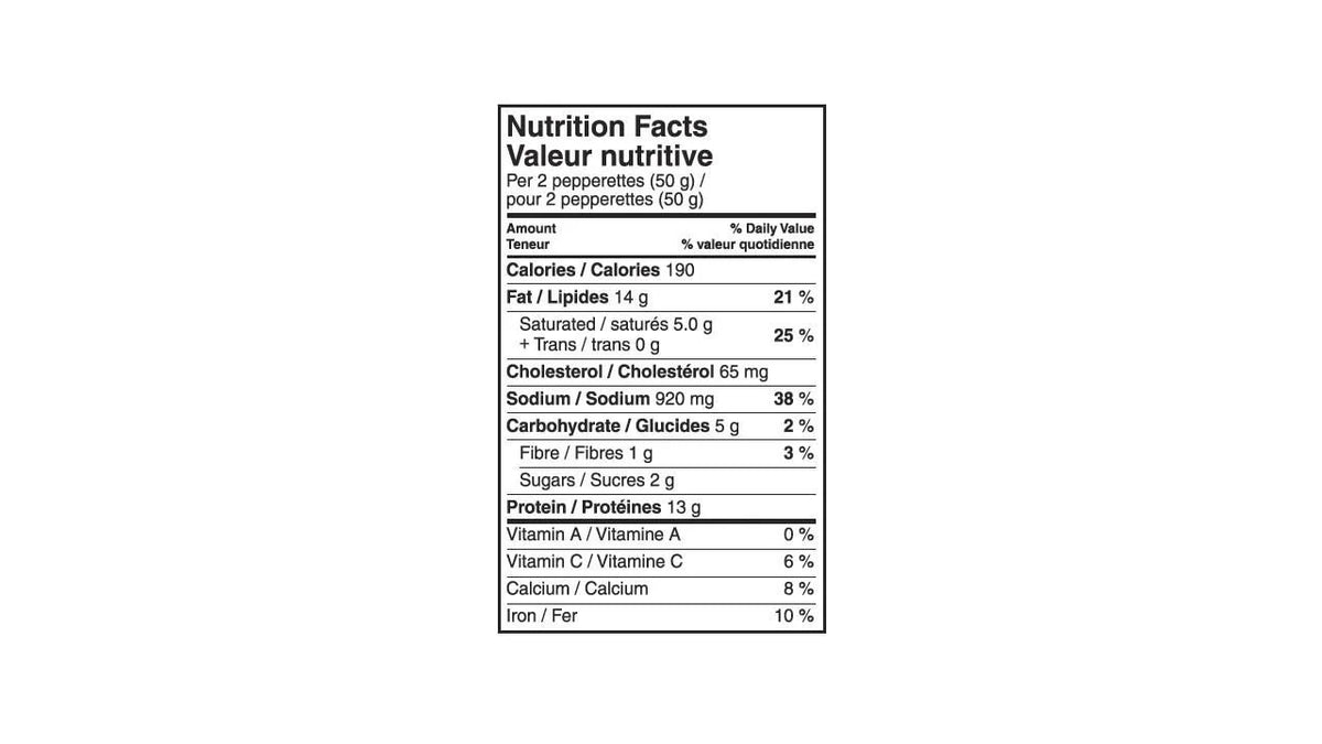 Schneiders Pepperettes Pepperoni Sausage Sticks, 375 g