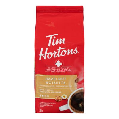 Tim Hortons Hazelnut Flavoured Fine Ground Coffee, 300 g