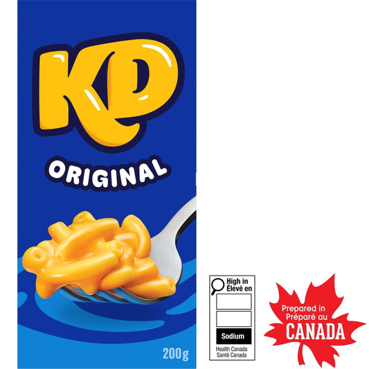 Kraft Dinner Original Macaroni & Cheese Dinner, 200 g