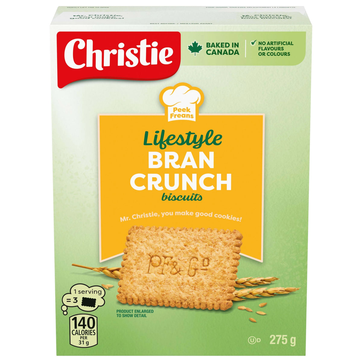 Peek Freans Lifestyle Bran Crunch Cookies, 275 g