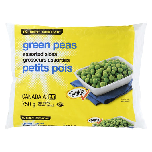 No Name Green Peas, 750 g