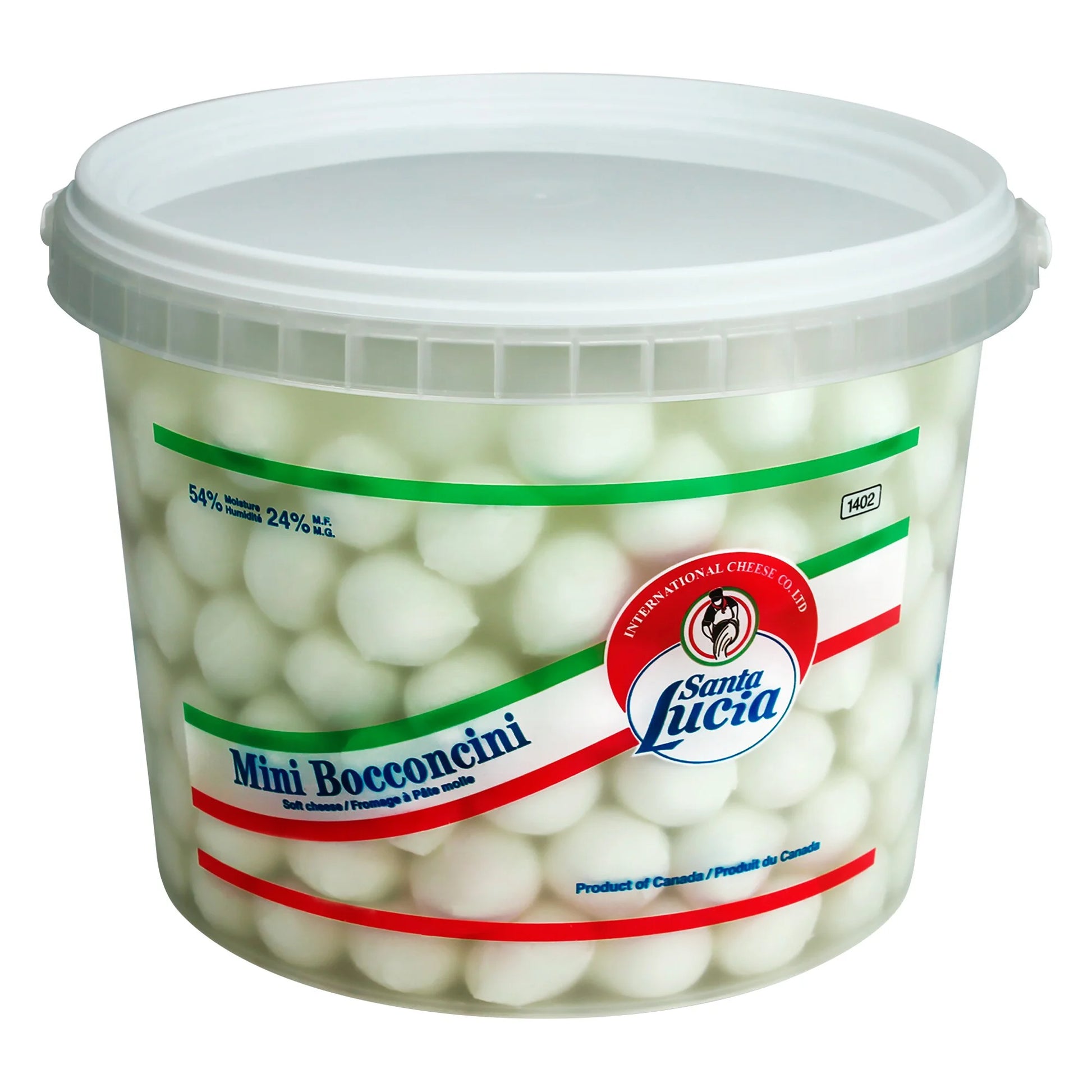 Santa Lucia Mini Bocconcini Soft Cheese, approx. 150 × 10 g balls, 1.5 kg