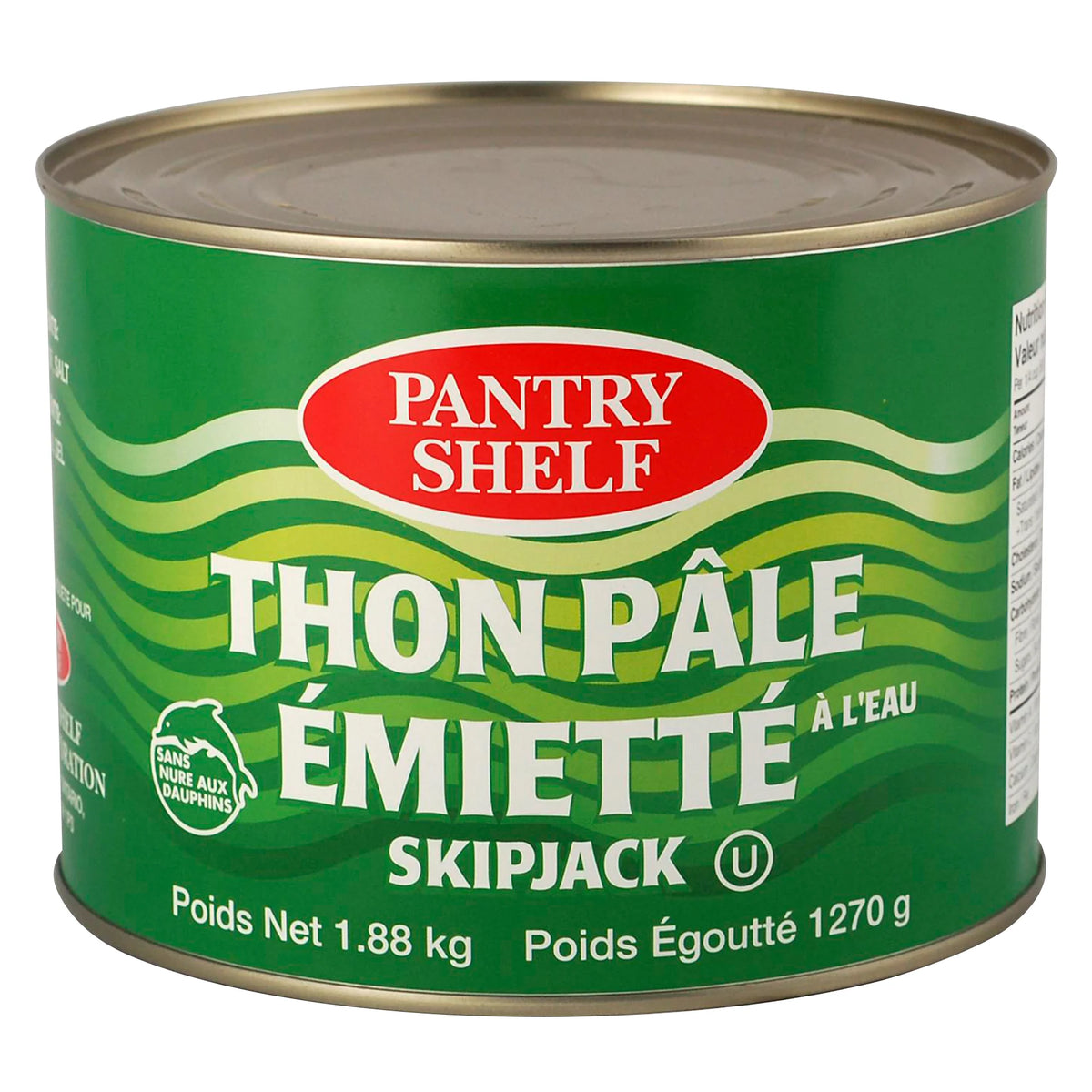 Pantry Shelf Flaked Light Skipjack Tuna in Water, 1.88 kg