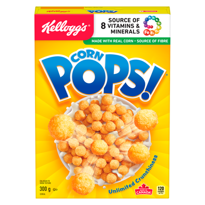 Kelloggs Corn Pops Cereal, 300 g