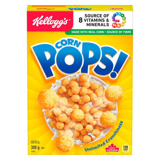 Kelloggs Corn Pops Cereal, 300 g