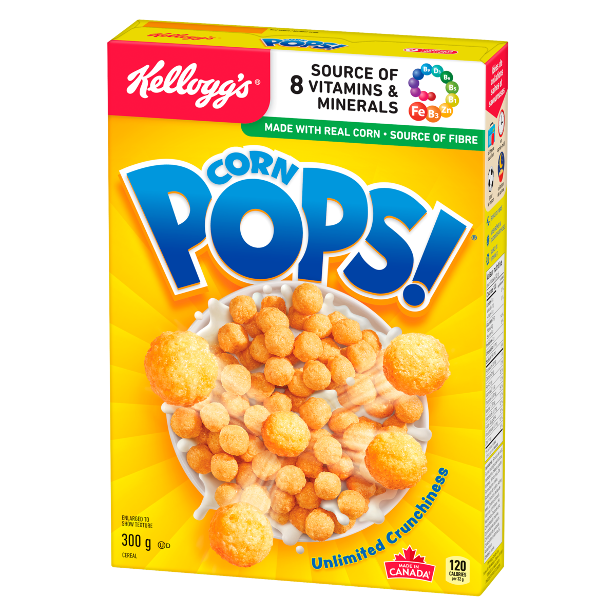 Kelloggs Corn Pops Cereal, 300 g