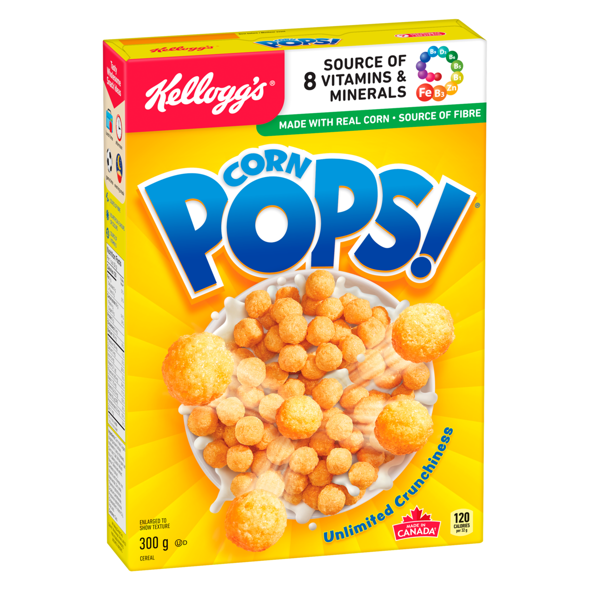 Kelloggs Corn Pops Cereal, 300 g