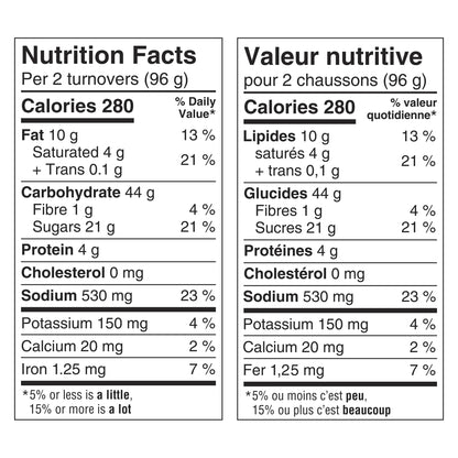 Pillsbury Apple Flaky Turnovers, 383 g