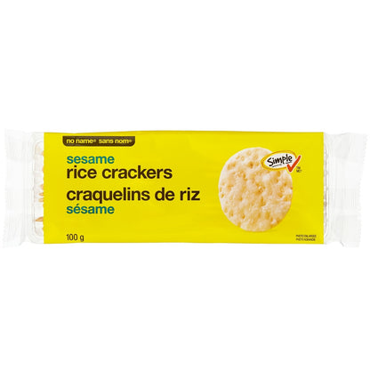 No Name Sesame Rice Crackers, 100 g
