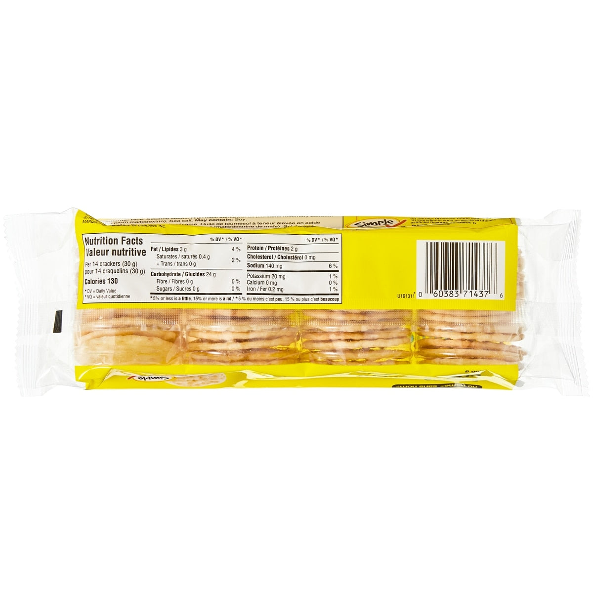 No Name Sesame Rice Crackers, 100 g
