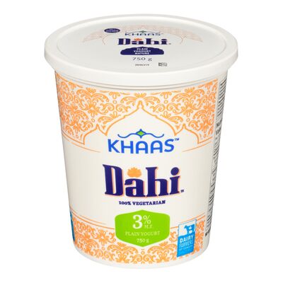 Khaas 3% Plain Yogurt, 750 g