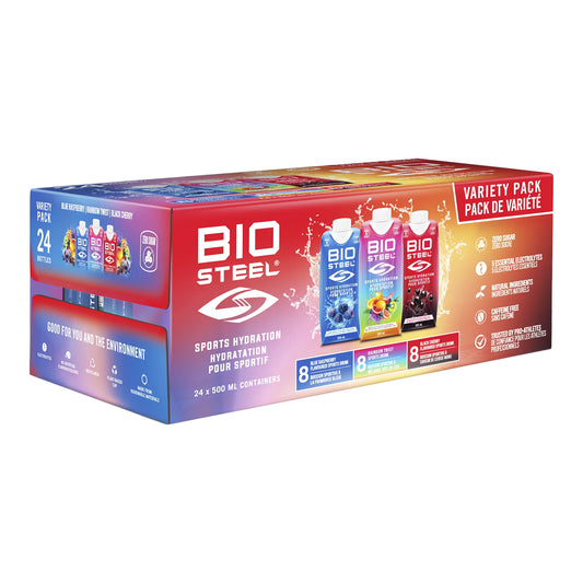 BioSteel Variety Pack, 24 × 500 mL