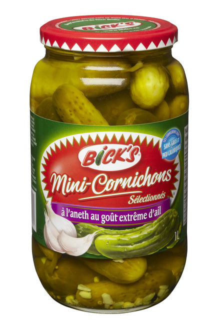 Bick's Ultimate Garlic Baby Dill Pickles, 1 L