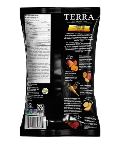 TERRA Screamin' Hot Vegetable Chips, 141 g