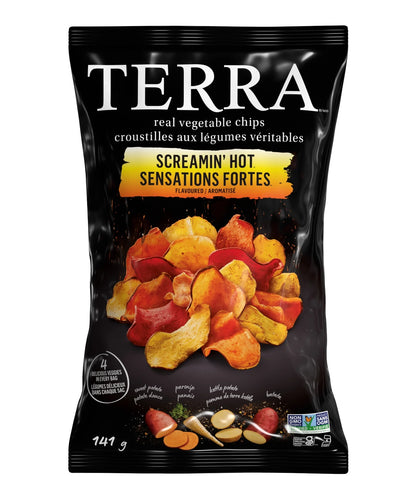 TERRA Screamin' Hot Vegetable Chips, 141 g