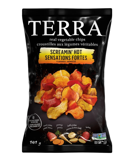 TERRA Screamin' Hot Vegetable Chips, 141 g