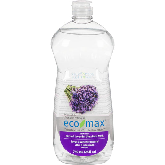 Eco-Max Lavender Dish Wash, 740 mL
