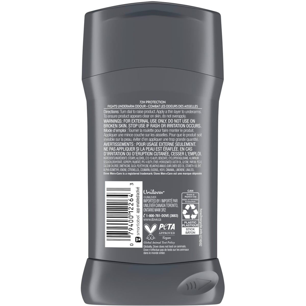 Dove Men+Care Extra Fresh Antiperspirant Stick, 76 g