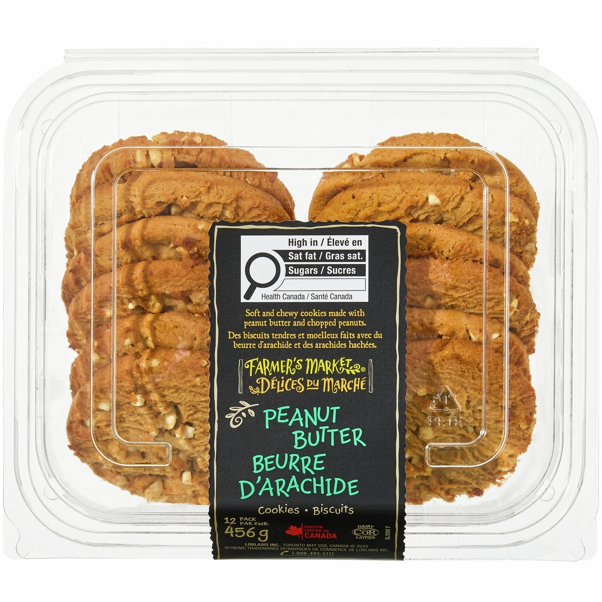 Farmer's Market Peanut Butter Cookies, 456 g