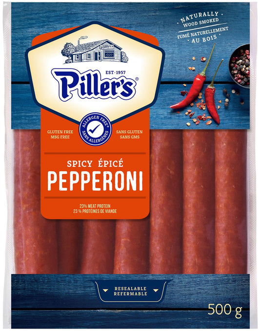 Piller's Spicy Pepperoni, 500 g