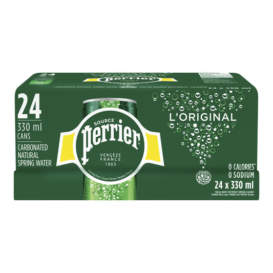 Perrier Sleek Can, 24 × 330 mL