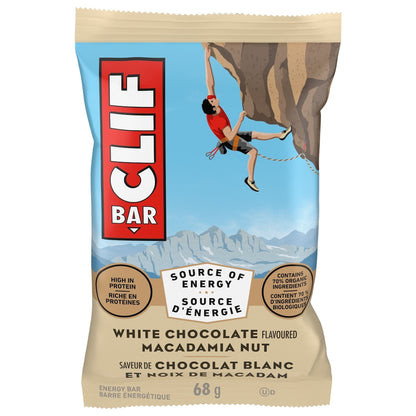 Clif Bar White Chocolate Macadamia Nut Energy Bar, 68 g