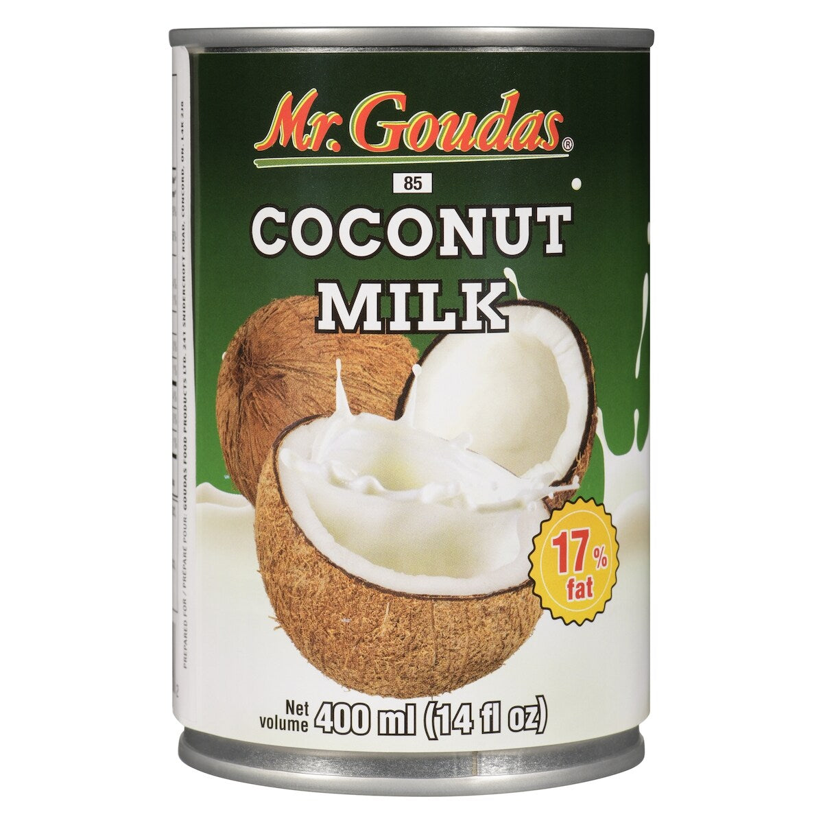 Mr Goudas Pure Coconut Milk, 400 mL