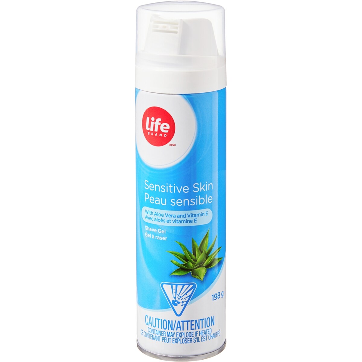 Life Brand Sensitive Skin Shave Gel, 200 mL
