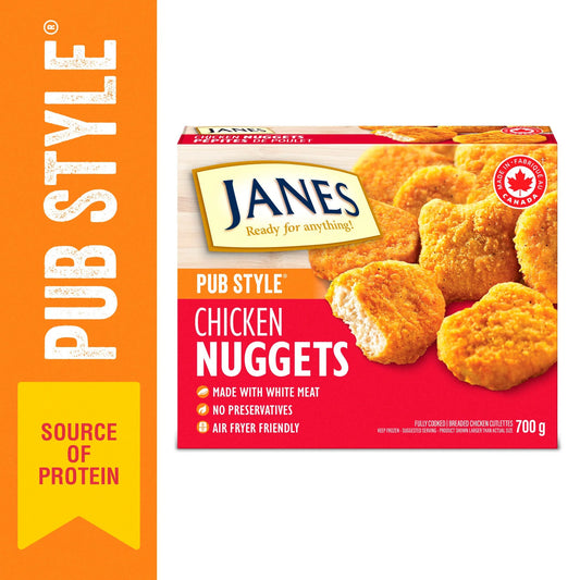 Janes Pub Style Breaded Chicken Cutlette Nuggets, 700 g
