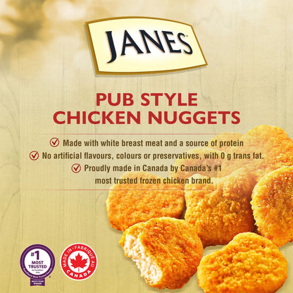 Janes Pub Style Breaded Chicken Cutlette Nuggets, 700 g