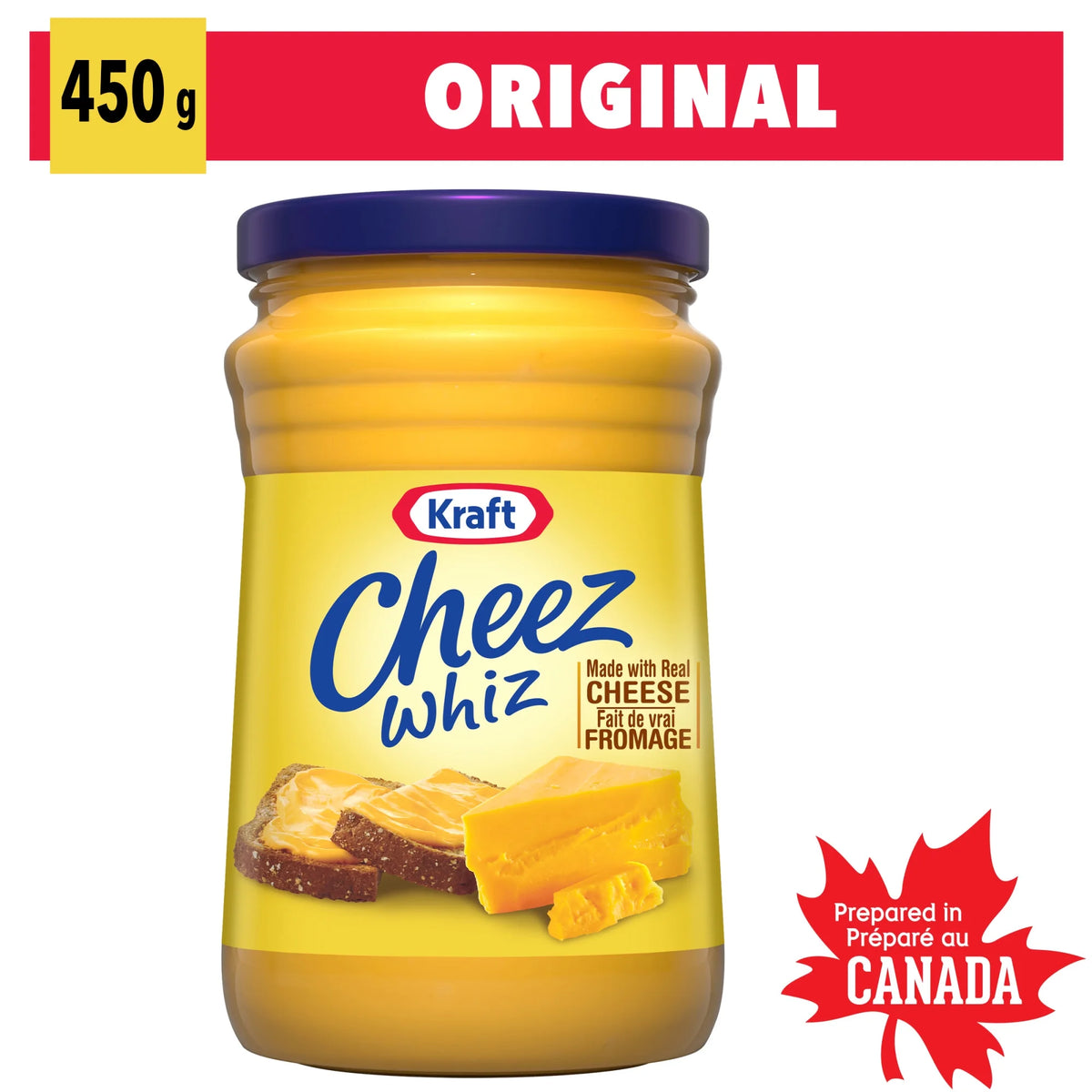 Kraft Cheez Whiz Original Cheese Spread, 450 g
