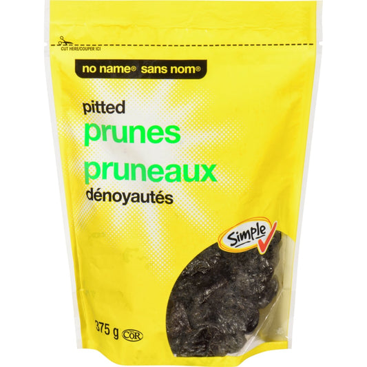 No Name Pitted Prunes, 375 g