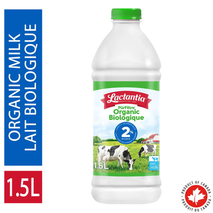 Lactantia Organic 2% Partly Skimmed Milk, 1.5 L