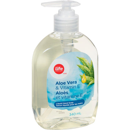 Life Brand Aloe Vera Hand Soap, 340 mL