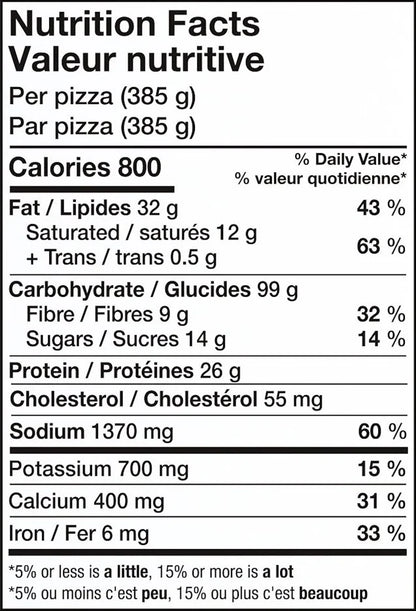Dr. Oetker Ristorante Vegetable Thin Crust Frozen Pizza, 385 g
